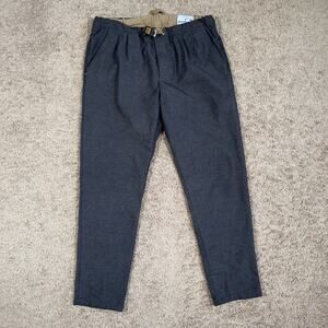 White Sand 88th Italy Belted Cotton Chino Pants Mens 48EUR Gray US 32x29
